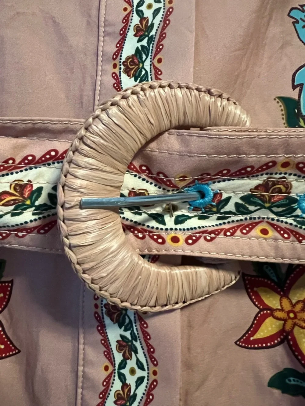 FARM RIO Pink Garden Delight Belted Mini Dress (size small - NWOT) - Picture 7 of 14